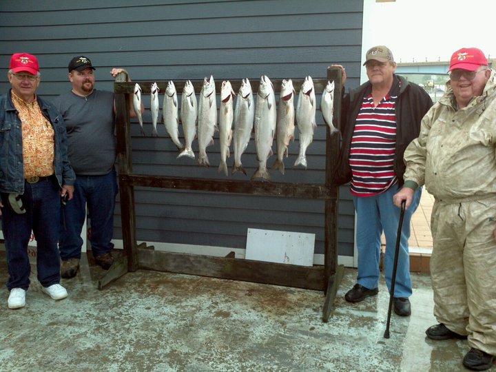Lake Michigan Salmon fishing